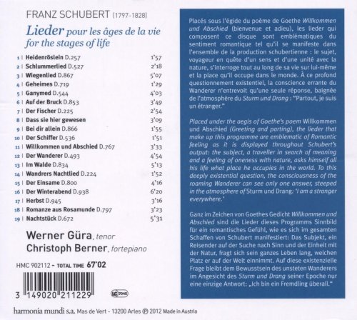 Werner Güra & Christoph Berner - Franz Schubert: Willkommen und Abschied (2012) [Hi-Res]