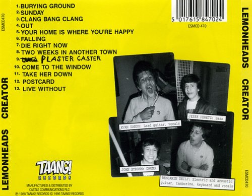 Lemonheads - Creator (Reissue) (1988/1998)