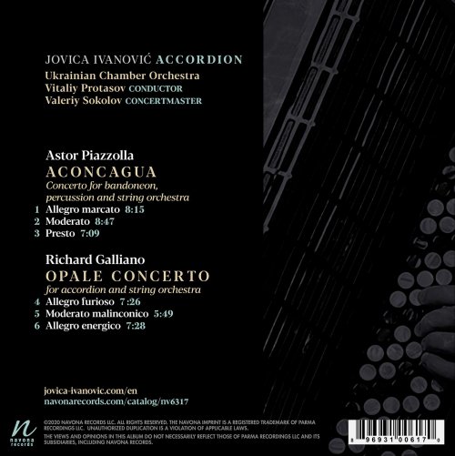 Jovica Ivanović, Ukranian Chamber Orchestra & Vitaliy Protasov - Piazzolla & Galliano: Concertos (2020) [Hi-Res]