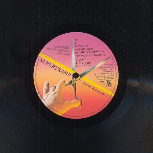 Supertramp - ...Famous Last Words... (Japan 1982) LP