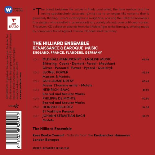 The Hilliard Ensemble, Kees Boeke Consort, Soloists from the Knabenchor Hannover, London Baroque - Renaissance & Baroque Music (2017) [CD-Rip]