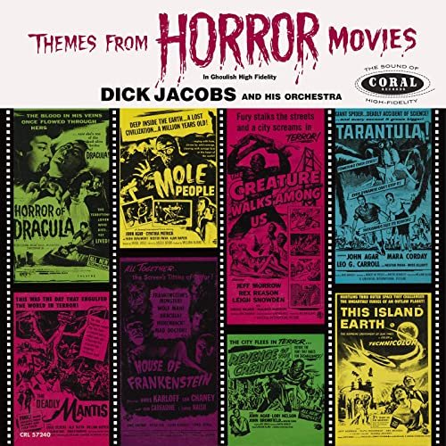 Dick Jacobs & His Orchestra - Themes From Horror Movies (1959/2020)