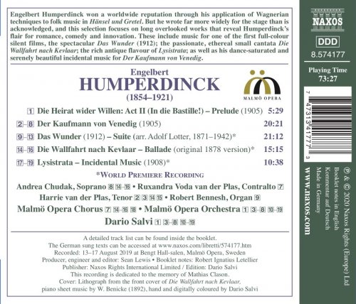 Malmo Opera Orchestra, Dario Salvi - Humperdinck: Stage Works (2020) [Hi-Res]