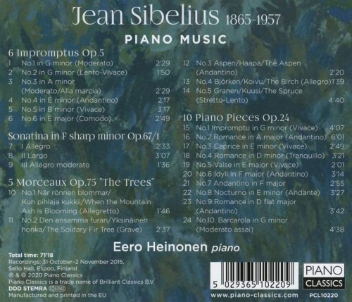 Eero Heinonen - Sibelius: Piano Music (2020)