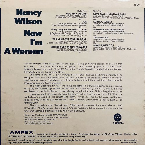 Nancy Wilson - Now I'm A Woman (1970) [Reel-to-Reel, 7½ ips] {DSD128}