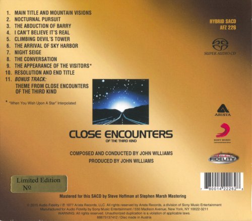 John Williams - Close Encounters of the Third Kind (1977) [2015 SACD]