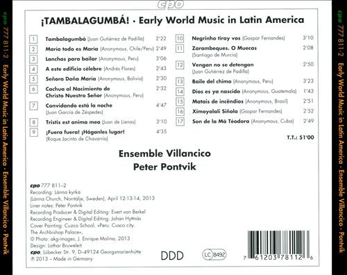 Ensemble Villancico, Peter Pontvik - Tambalagumba: Early World Music in Latin America (2013)