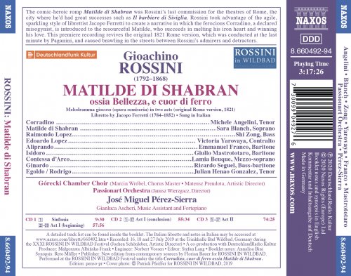 Górecki Chamber Choir, Passionart Orchestra Krakow, José Miguel Pérez-Sierra - Rossini: Matilde di Shabran (1821 Version) [Live] (2020) [Hi-Res]