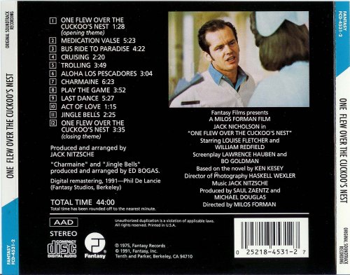 Jack Nitzsche - One Flew Over The Cuckoo's Nest (1975) [1991]