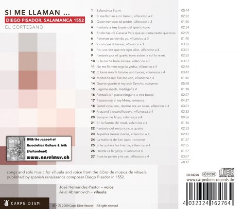 José Hernández-Pastor, Ariel Abramovich, El Cortesano - Si Me Llaman ... (2009) [Hi-Res]