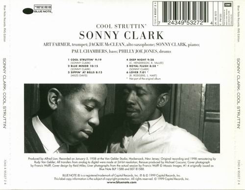 Sonny Clark - Cool Struttin'(1958) 320 kbps+CD Rip {RVG Edition}
