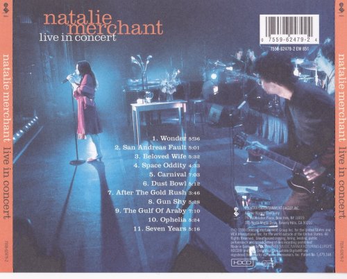 Natalie Merchant - Live In Concert New York City (1999)