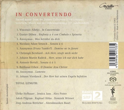 Jörg-Andreas Bötticher, Abendmusiken Basel - In convertendo (Sacred Music From The Düben Collection) (2018) [Hi-Res]