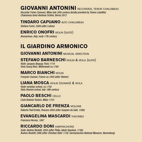 Il Giardino Armonico, Giovanni Antonini - Telemann (2016)