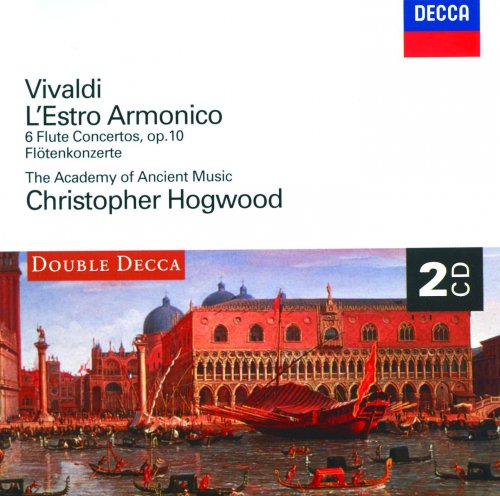 Stephen Preston, Academy of Ancient Music, Christopher Hogwood - Vivaldi: L'Estro Armonico, 6 Flute Concertos (1998)