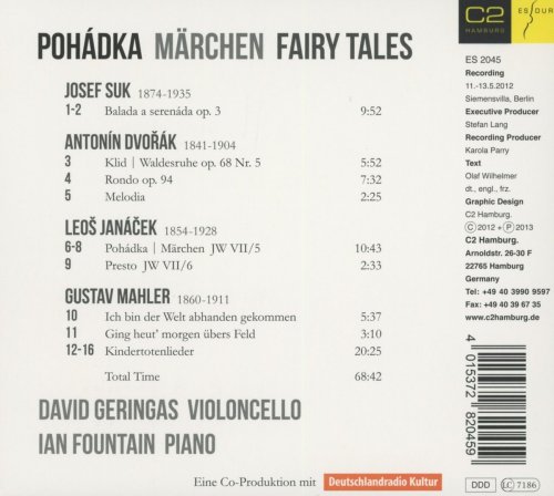 David Geringas, Ian Fountain - Pohadka: Dvorak, Janacek, Mahler & Suk (2013) [Hi-Res]