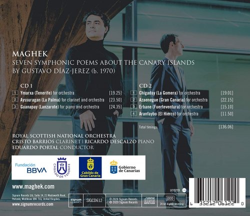 Royal Scottish National Orchestra & Eduardo Portal - Maghek: Seven Symphonic Poems about the Canary Islands (2020) [CD-Rip]