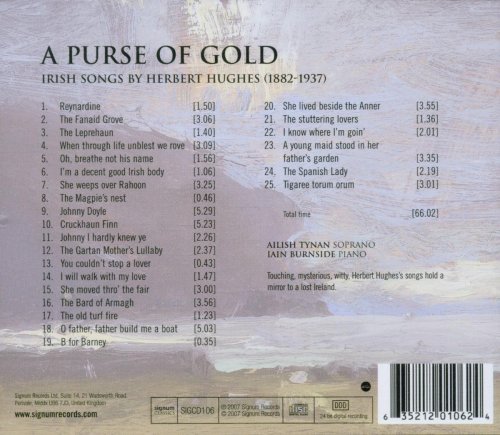 Ailish Tynan, Iain Burnside - A Purse Of Gold - Irish Songs By Herbert Hughes (2007) [Hi-Res]