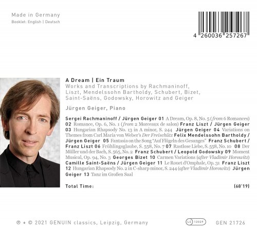 Jürgen Geiger - A Dream (2021) [Hi-Res]