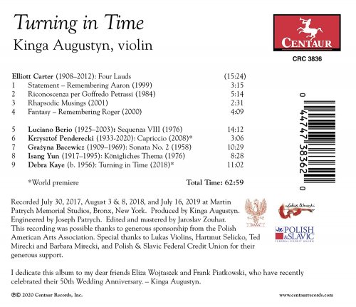 Kinga Augustyn - Turning in Time (2021)