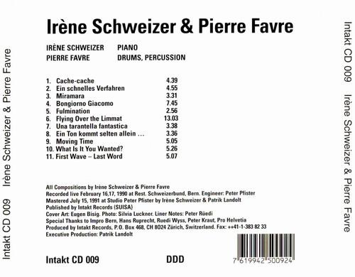 Irene Schweizer & Pierre Favre - Irene Schweizer & Pierre Favre (1992)