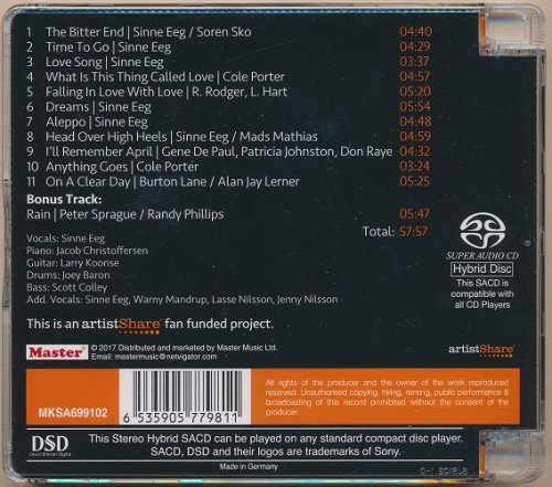 Sinne Eeg - Dreams (2017) [SACD]