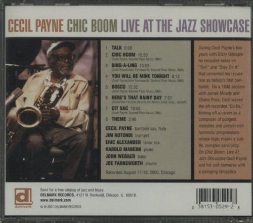 Cecil Payne - Chic Boom: Live at the Jazz Showcase (2001)