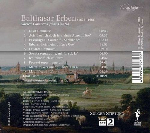 Abendmusiken Basel & Jörg-Andreas Bötticher - Balthasar Erben: Sacred Concertos from Danzig (2021) [Hi-Res]