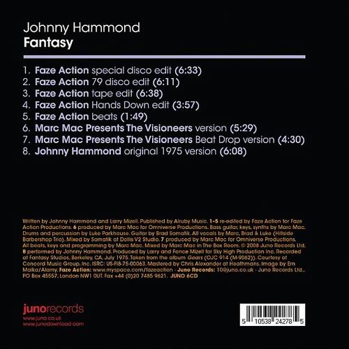 Johnny Hammond - Fantasy (Faze Action , Marc Mac Presents The Visioneers remix) (2008)