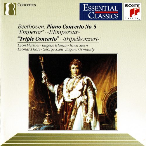 Cleveland Orchestra, George Szell, Leon Fleisher, Philadelphia Orchestra, Eugene Ormandy - Beethoven: Piano Concerto no. 5 “Emperor”; Triple Concerto (1991)