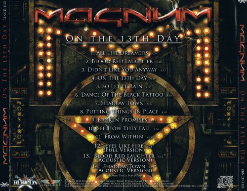 Magnum - On The 13th Day (2012) [Jараnеsе Еditiоn]