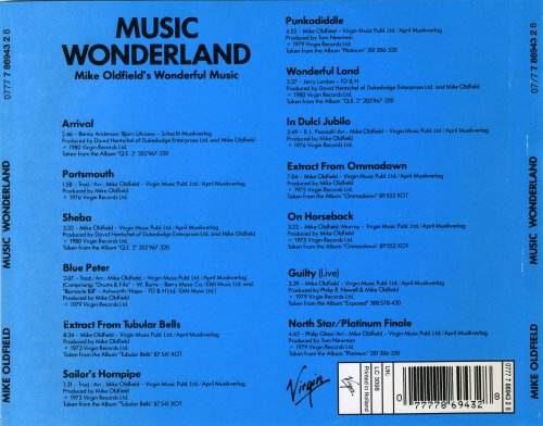 Mike Oldfield - Music Wonderland (1981) [1985]