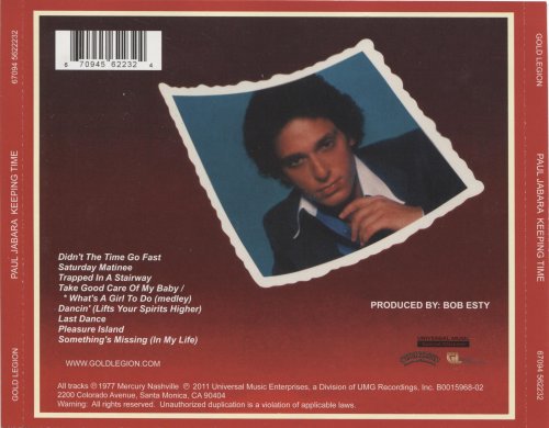 Paul Jabara - Keeping Time (1978) [2011] CD-Rip