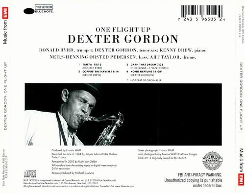 Dexter Gordon - One Flight Up (1964) 320 kbps+CD Rip