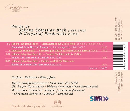 Tatjana Ruhland - Tatjana Ruhland Plays Bach and Penderecki (2016) [Hi-Res]