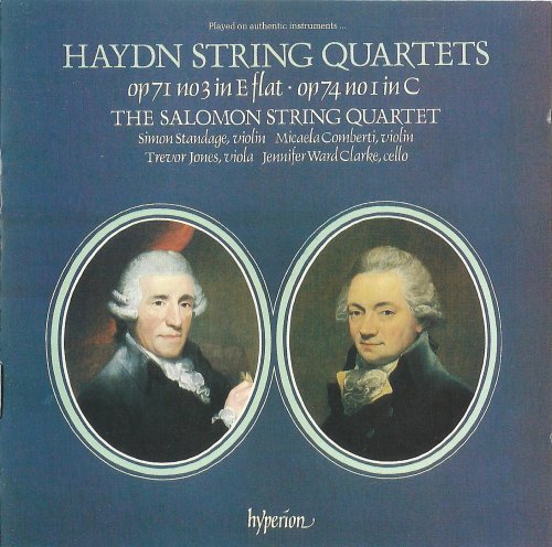 Salomon Quartet - Haydn: String Quartets op 71 no 3 in E flat · op 74 no 1 in C (1987)