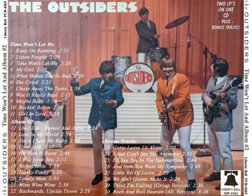 The Outsiders - Time Won't Let Me / Album #2 (Reissue) (1966/2007)