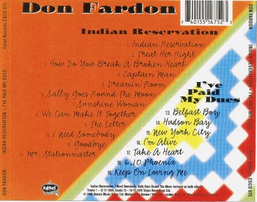 Don Fardon - Indian Reservation/I've Paid My Dues (2000)