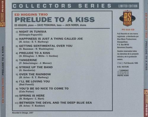 Eddie Higgins Trio - Prelude To A Kiss (1957) 320 kbps+CD Rip