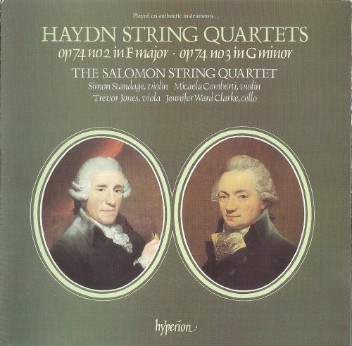 Salomon Quartet - Haydn: String Quartets op 74 no 2 in F major · op 74 no 3 in G minor (1984)