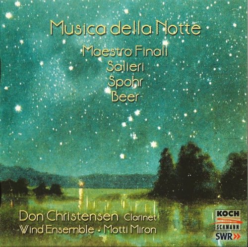 Don Christensen, Wind Ensemble, Motti Miron - Musica della Notte: Maestro Finali, Salieri, Spohr, Beer (2002)