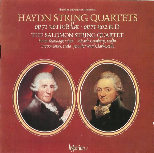 Salomon Quartet - Haydn: String Quartets op 71 no 1 in B flat · op 71 no 2 in D (1987)