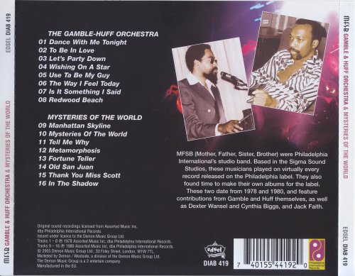 MFSB - The Gamble-Huff Orchestra / Mysteries Of The World [2005]
