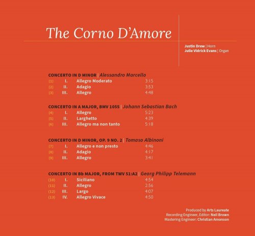 Justin Drew & Julie Evans - The Corno D'Amore (2021)