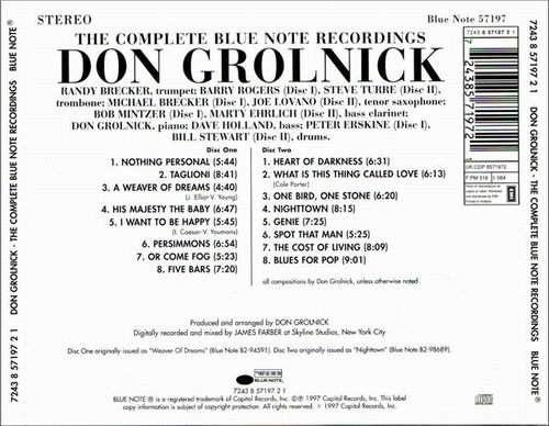 Don Grolnick - The Complete Blue Note Recordings (1997)