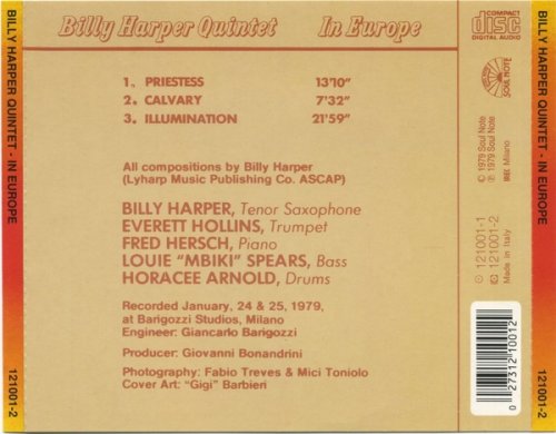 Billy Harper Quintet - In Europe (1979)
