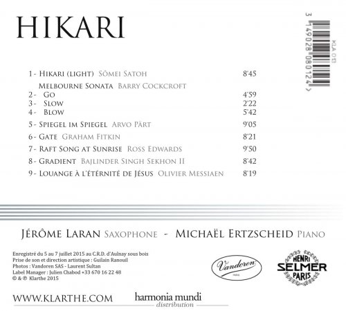 Jérôme Laran and Michaël Ertzscheid - Hikari (2016) [Hi-Res]