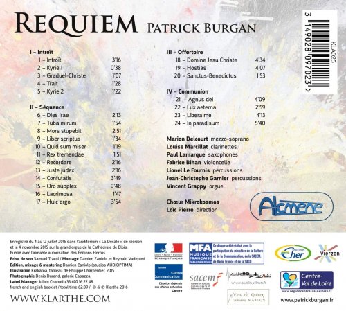 Mikrokosmos & Loïc Pierre - Patrick Burgan: Requiem (2016) [Hi-Res]
