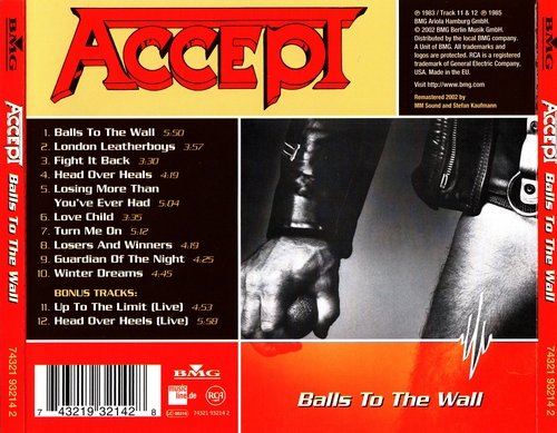 Accept - Balls To The Wall (Remastered) (2002) CD-Rip