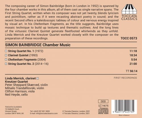 Kreutzer Quartet & Linda Merrick - Simon Bainbridge: Chamber Music (2021) [Hi-Res]